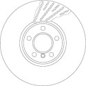 Conjunto de discos de freio TRW DF6611S