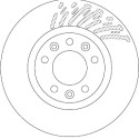 Conjunto de discos de freio TRW DF6657