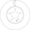Conjunto de discos de freio TRW DF6745S