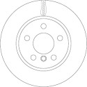 Conjunto de discos de freio TRW DF6799