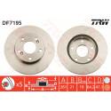 Conjunto de discos de freio TRW DF7195