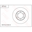 Conjunto de discos de freio TRW DF7412