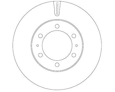 Disco de freio TRW DF7827S