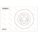 Conjunto de discos de freio TRW DF8043