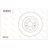 Conjunto de discos de freio TRW DF8043