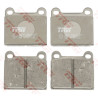 Conjunto de 4 pastilhas de freio COTEC TRW GDB101