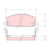 Conjunto de 4 pastilhas de freio TRW GDB1020