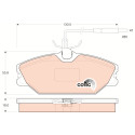 Conjunto de 4 pastilhas de freio COTEC TRW GDB1030