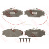 Conjunto de 4 pastilhas de freio COTEC TRW GDB1030