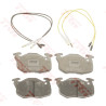 Conjunto de 4 pastilhas de freio COTEC TRW GDB1033