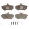 Conjunto de 4 pastilhas de freio COTEC TRW GDB1044