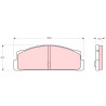 Conjunto de 4 pastilhas de freio TRW GDB107