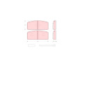 Conjunto de 4 pastilhas de freio TRW GDB108