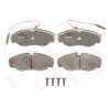 Conjunto de 4 pastilhas de freio COTEC TRW GDB1105