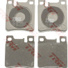 Conjunto de 4 pastilhas de freio COTEC TRW GDB1123