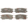 Conjunto de 4 pastilhas de freio COTEC TRW GDB1127