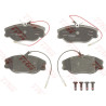 Conjunto de 4 pastilhas de freio COTEC TRW GDB1148