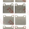 Conjunto de 4 pastilhas de freio COTEC TRW GDB1160