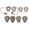 Conjunto de 4 pastilhas de freio TRW GDB1162