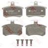 Conjunto de 4 pastilhas de freio COTEC TRW GDB1163
