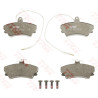 Conjunto de 4 pastilhas de freio TRW GDB1203