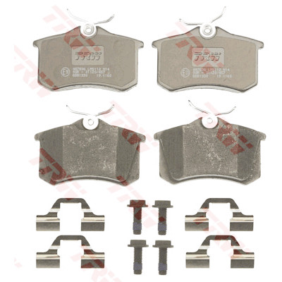Conjunto de 4 pastilhas de freio COTEC TRW GDB1330