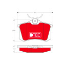 Jogo de pastilhas para travão de disco DTEC COTEC