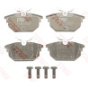 Conjunto de 4 pastilhas de freio COTEC TRW GDB1333