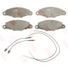 Conjunto de 4 pastilhas de freio TRW GDB1336