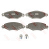 Conjunto de 4 pastilhas de freio COTEC TRW GDB1361