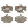 Conjunto de 4 pastilhas de freio COTEC TRW GDB1365