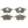 Conjunto de 4 pastilhas de freio COTEC TRW GDB1376