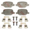 Conjunto de 4 pastilhas de freio COTEC TRW GDB1396