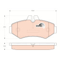 Conjunto de 4 pastilhas de freio COTEC TRW GDB1399