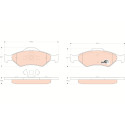 Conjunto de 4 pastilhas de freio COTEC TRW GDB1418