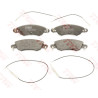 Conjunto de 4 pastilhas de freio TRW GDB1447