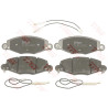 Conjunto de 4 pastilhas de freio COTEC TRW GDB1449