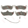 Conjunto de 4 pastilhas de freio COTEC TRW GDB1456