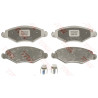 Conjunto de 4 pastilhas de freio para freios COTEC TRW GDB1500