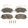 Conjunto de 4 pastilhas de freio COTEC TRW GDB1503