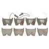Conjunto de 8 pastilhas de freio TRW GDB1507