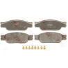 Conjunto de 4 pastilhas de freio COTEC TRW GDB1510