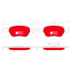 Jogo de 4 pastilhas de freio DTEC COTEC TRW GDB1540DTE