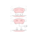 Conjunto de 4 pastilhas de freio TRW GDB1598