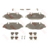 Conjunto de 4 pastilhas de freio para freios COTEC TRW GDB1600