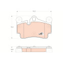 Conjunto de 4 pastilhas de freio COTEC TRW GDB1653