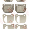 Conjunto de 4 pastilhas de freio COTEC TRW GDB1666