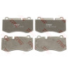 Conjunto de 4 pastilhas de freio COTEC TRW GDB1667