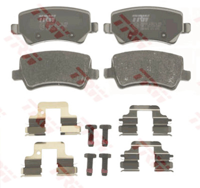 Conjunto de 4 pastilhas de freio COTEC TRW GDB1685