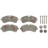 Conjunto de 4 pastilhas de freio COTEC TRW GDB1696